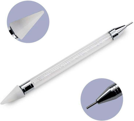Double Head Crystal Nail Art Rhinestone Placement Pen