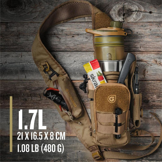 Grayl Geantă militară de umăr verde 1.7lt