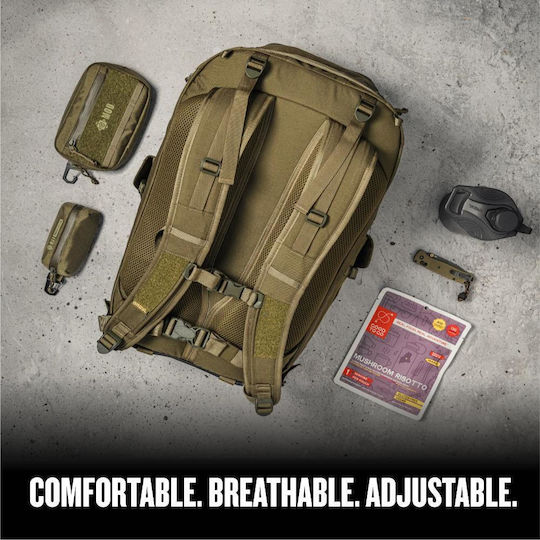 Grayl Rucsac militar de spate din poliester negru 30lt