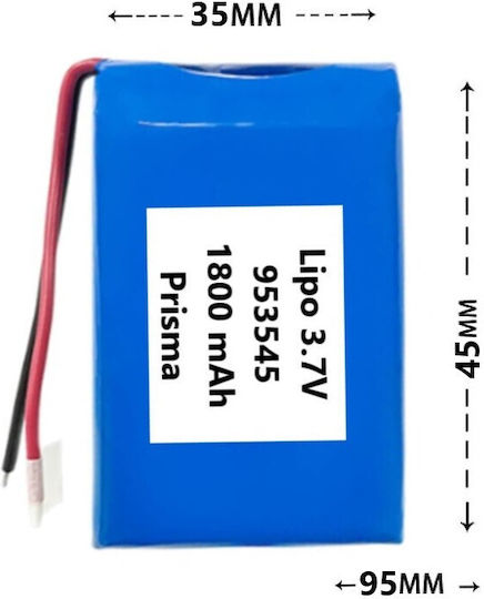Panasonic Батерия Li-Po 3.7V 1800mAh 1S за RC превозно средство 2бр
