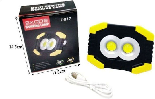 Battery LED Work Projector with Brightness up to 600lm