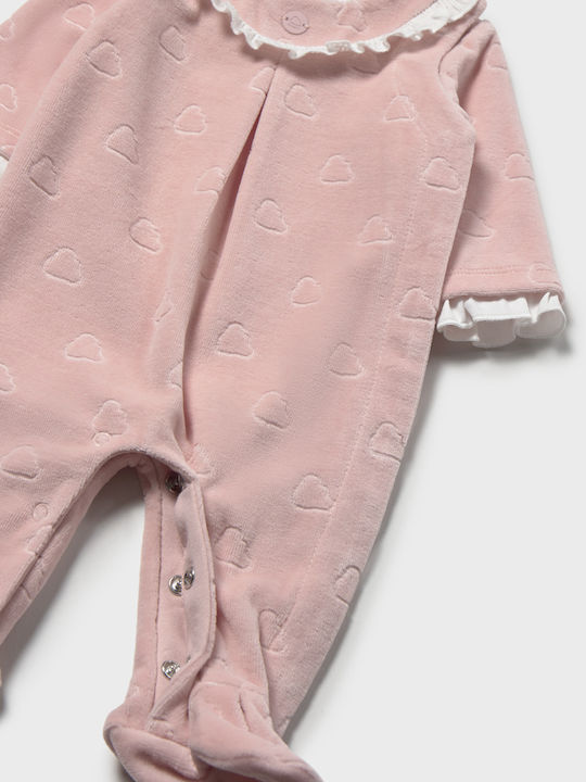 Mayoral Kids Cotton Pink Baby Pyjamas