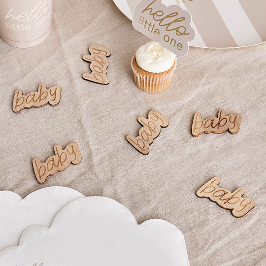 Confetti "baby" Wooden