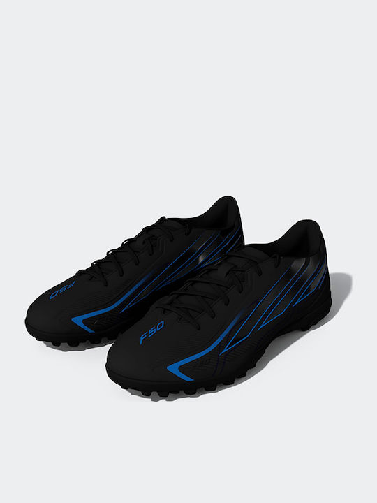 adidas F50 Hyperfast Club TF Football Shoes with Molded Cleats Black