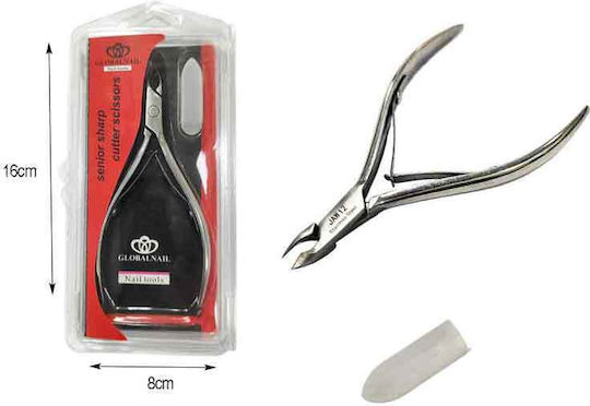 Globalnail Cuticle Nipper Silver Cutter Scissors