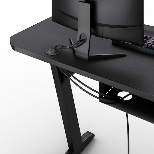 Gaming Desk Nomad Wooden Black 140x60x75cm