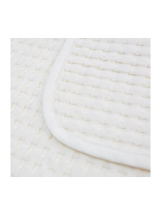 Lulujo Pătură de înfășat și pentru leagăn Waffle Pique Bej 80x100cm