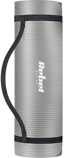 Rebel Active Saltea de Gimnastică Yoga Gri (183x61cm)