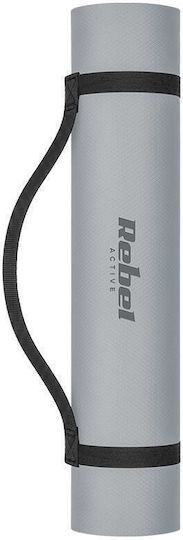 Rebel Active Saltea de Gimnastică Yoga Gri (183x61cm)