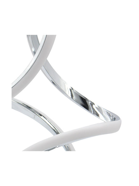 Keskor Metal Table Lamp LED with Silver Base