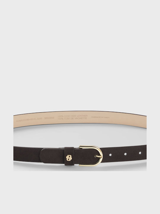 Leather Women's Belt Brown