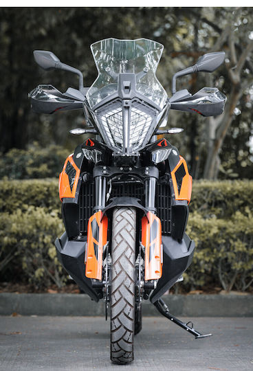 Loboo Motorcycle Headlight Protector Keeway Easy KTM 1290 Super Adventure Grey