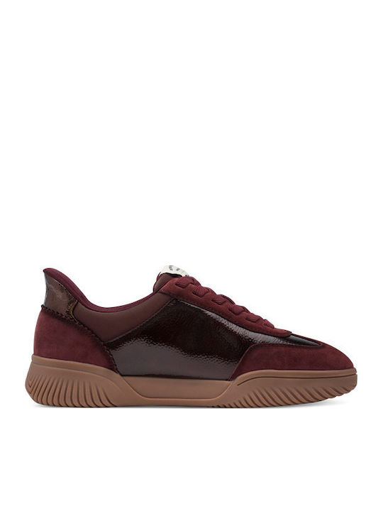 Women's Sneakers Burgundy Patent