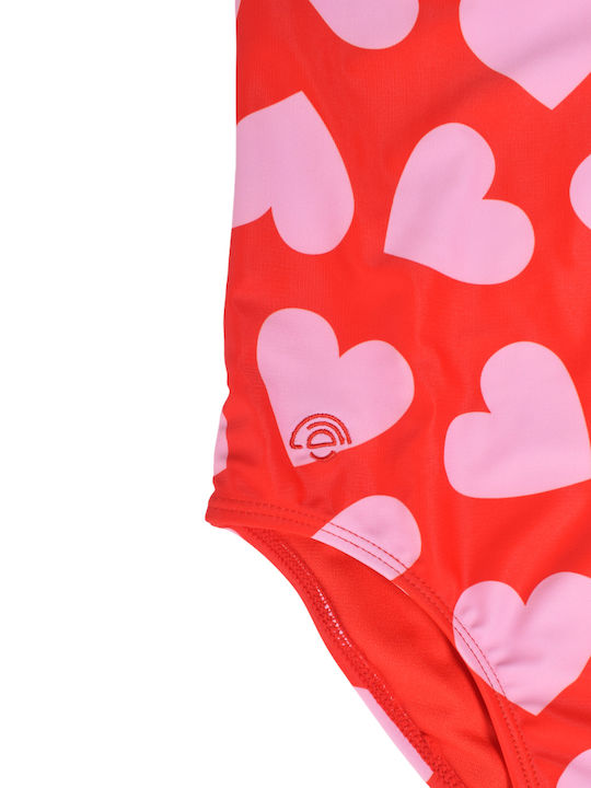 Swim Essentials Costum De Baie Pentru Copii Întreg Roșu Hearts