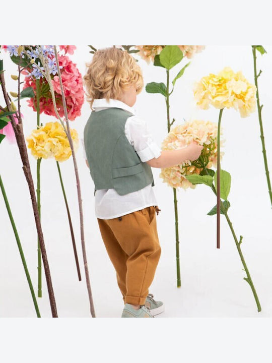 Bambolino Baptism Suit with Vest for Boy Billy Multicolour