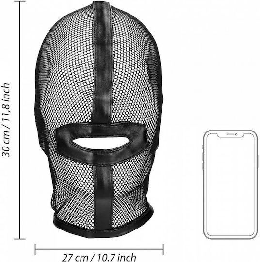 Shots BDSM Mask in Black Colour