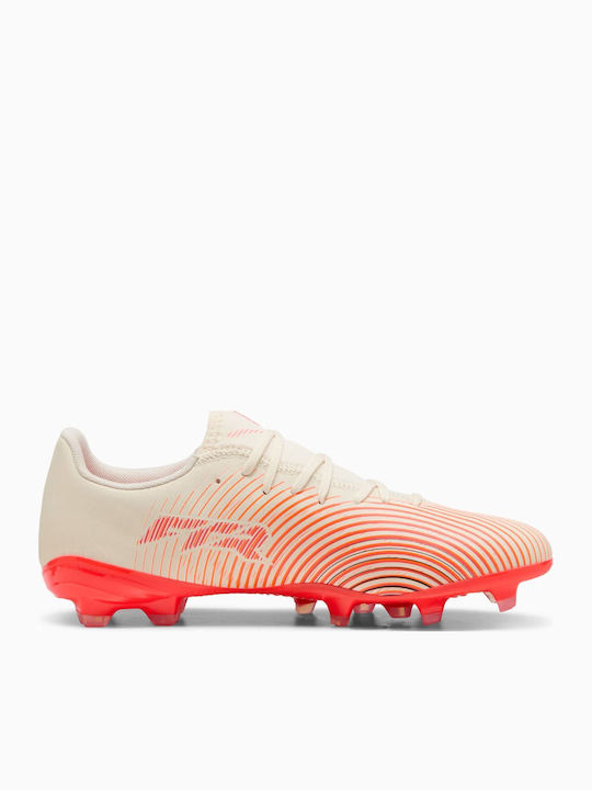 PUMA Future FG/AG Football Shoes with Cleats Ecru