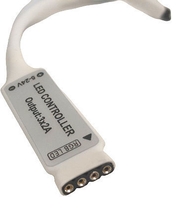 Mini RGB LED Controller 5-24V 6A 3x2A LED Strips 4-Pin 1 Piece