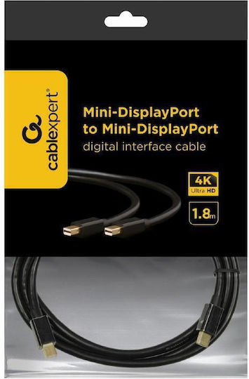 Cablexpert Cable mini DisplayPort male - mini DisplayPort male 1.8m Black (CCP-MDPMDP2-6)