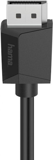 HAMA 00205144 Καλώδιο DisplayPort male - DisplayPort male 1.5m Μαύρο