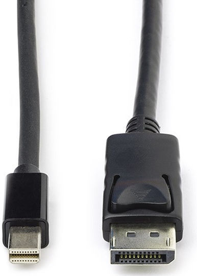 Nedis Kabel Mini-DisplayPort-Stecker - DisplayPort-Stecker 2m Schwarz (CCGP37400BK20)