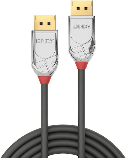 Lindy Кабел DisplayPort мъжки - DisplayPort мъжки 3м Черен (36303)