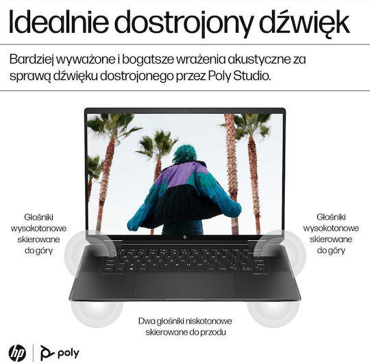 HP Spectre X360 16-aa0233nw 16" OLED Touchscreen (Ultra 7-155H/16GB/1TB SSD/GeForce RTX 4060/W11 Pro) (US Keyboard)