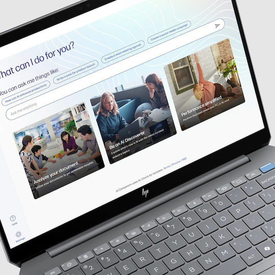 HP OmniBook Ultra 14-fd0003nn 14" IPS Touchscreen (Ryzen AI 300 Series-9 365/16GB/1TB SSD/W11 Home) (US Keyboard)