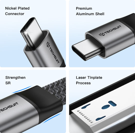 Video Kabel USB-C männlich - USB-C PD240W, USB4.0 Gen 4, 40Gbps, 8K@60Hz 1m