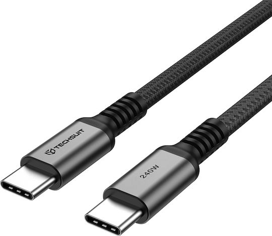USB-C Cable in USB-C Techsuit TitanSync Pro (CX2) 240W - 480Mbps - Fast Charging - E-marker Chip 1m