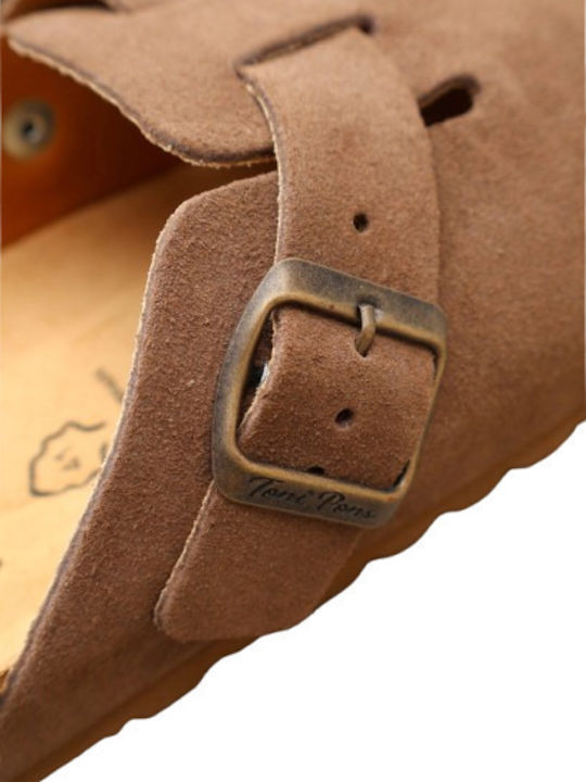 Toni Pons Men's Brown Clogs