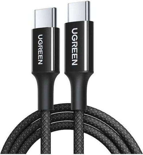 Ugreen USB 2.0 USB-C Male To USB-C 100W PD Cable Black 2m 340571
