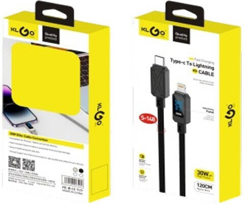 KLGO Cablu USB 2.0 USB-C Mascul - USB-A 1.2m S-148
