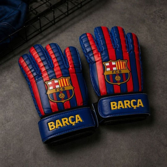 F.C. Barcelona Kids Multicolour Goalkeeper Gloves