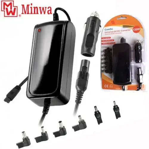 Minwa MW U2873 Universal Power Adapter 12V 6A with Power 72W with Plug Set