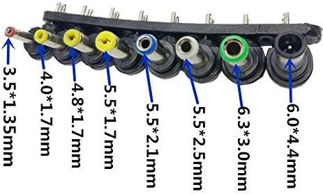 Universal Power Adapter 20V 4.5A with Power 90W with 8 Plugs (884997)