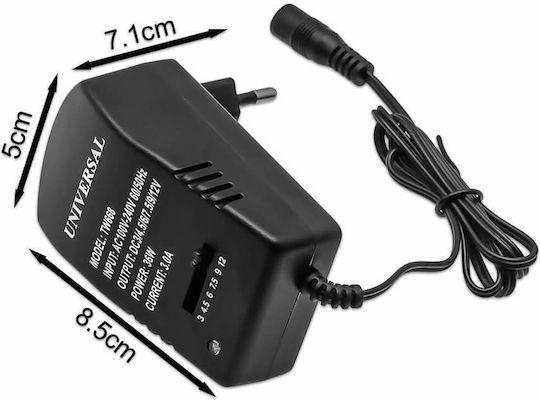 Tw668 Universal Charger Power Adapter Adjustable Voltage 3v-12v 3.1a 30w & 6 Different Plugs