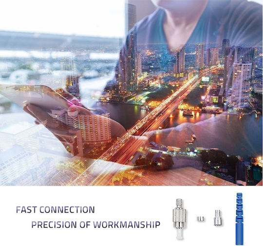 Qoltec FC PC Light Heating Connectors Singlemode 3.0mm Комплект За Монтаж 200 Бройки