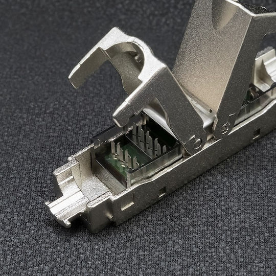 Qoltec Букса RJ45 Без Инструменти STP Cat6 Jack Pin T568b T568a