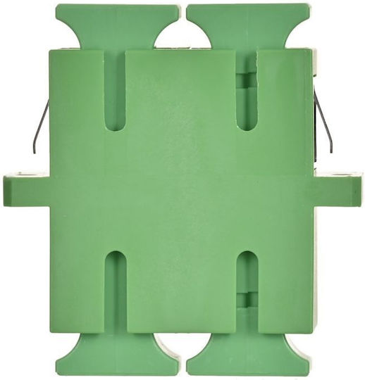 APC Adapter Οπτικών Ινών SC/APC 1τμχ FOC-SCASCA-9SMD-1