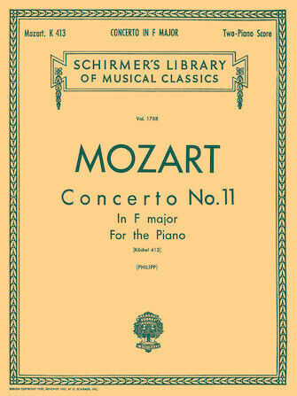 G. Schirmer Mozart Concerto N für Klavier / Orchester