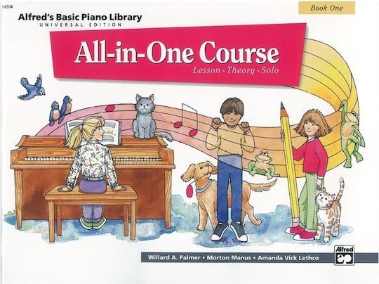 Alfred Music Publishing Basic Piano Library-All In One Course-Book 1 Children's Learning Method for Piano