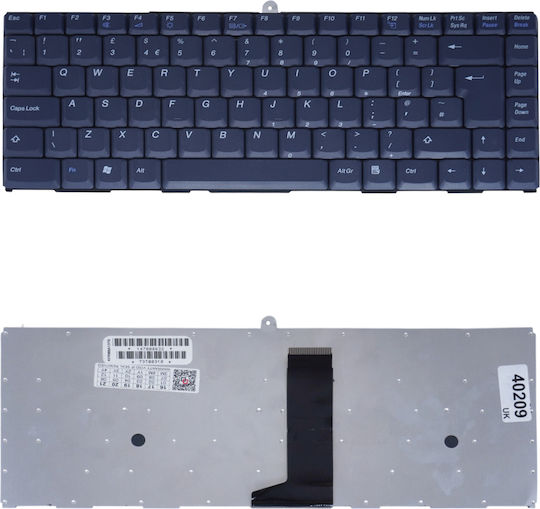Πληκτρολόγιο Laptop για SONY VAIO FR SERIES PCG-FR 415B και Διάταξη Αγγλικά (UK) σε Μαύρο χρώμα 40209UK