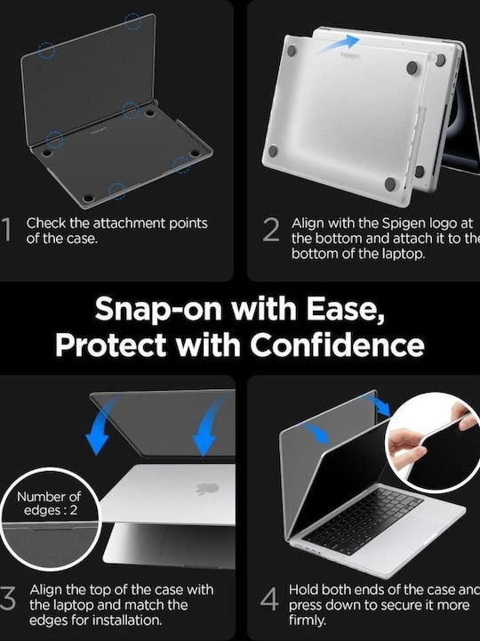 Spigen Pro Θήκη για Laptop σε Μαύρο χρώμα