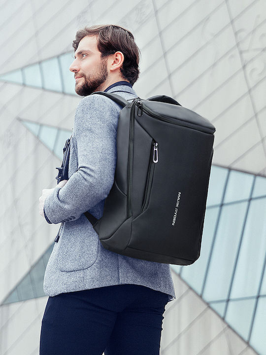 Mark Ryden MR9031Y Wasserdichte Rucksack Für Laptop 15.6 Mit USB-Anschluss In Schwarz Farbe