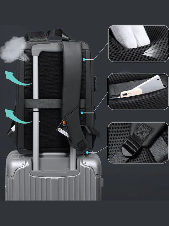 Mozos Waterproof Backpack Backpack for 15.6" Laptop Black PM37