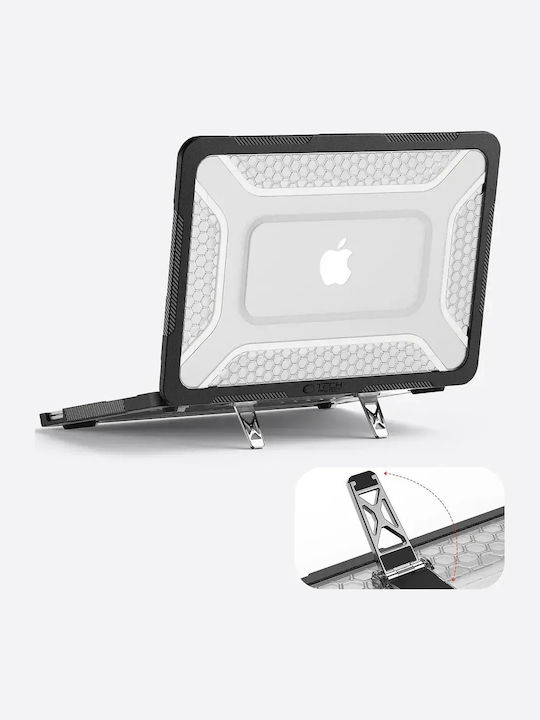 Tech-protect Tech-protect Kevlar Pro Macbook Neo 13 2026 Matt Schwarz Klare Hülle