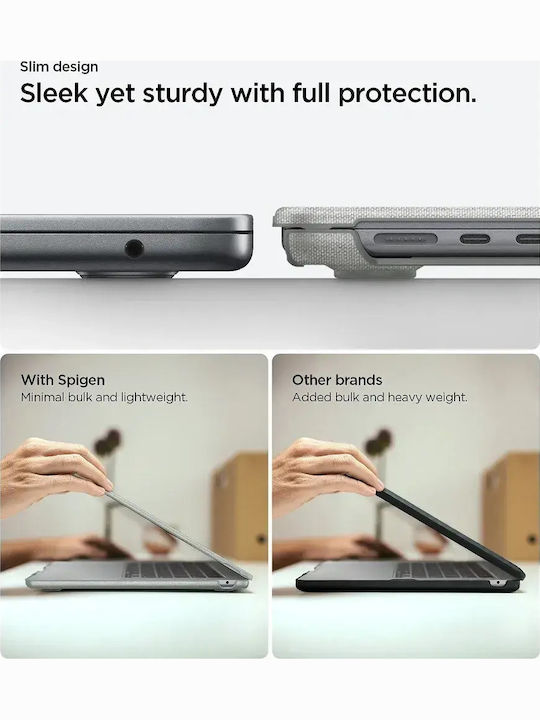 Spigen Urban Θήκη για Laptop σε Γκρι χρώμα
