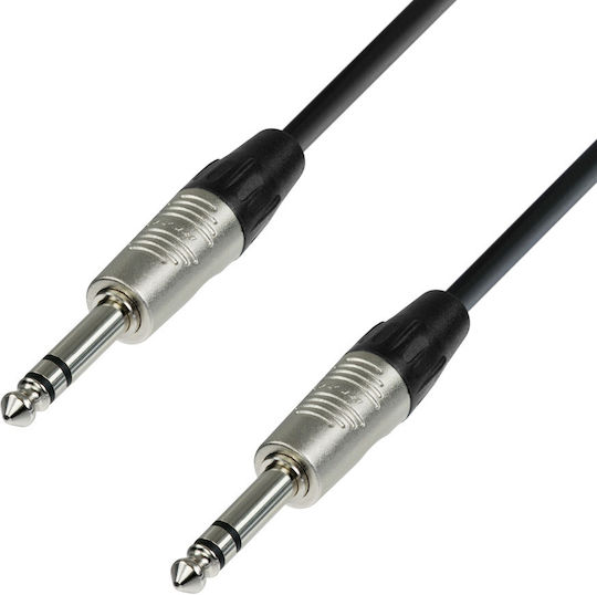 Prostage TS-03 Кабел 6,3 мм мъжки - 6,3 мм мъжки 3м Черен (TS-03)