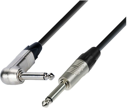 Prostage Кабел 6,3 мм мъжки - 6,3 мм мъжки 5м Черен (TMG-05)